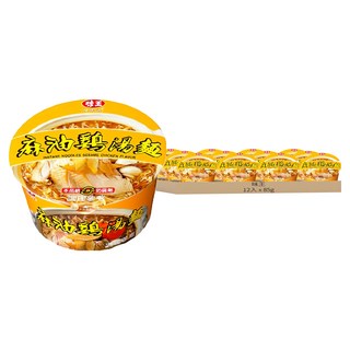 味王 麻油雞湯麵 85g, 12入