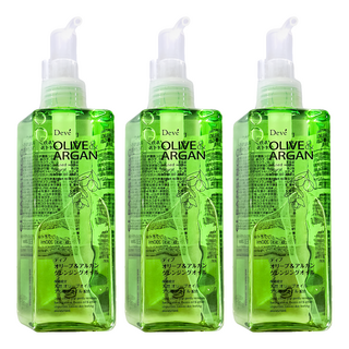 熊野 DEVE 橄欖和澳洲堅果植萃 卸妝油, 200ml, 3瓶