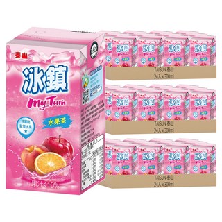 TAISUN 泰山 冰鎮 水果茶, 300ml, 72入
