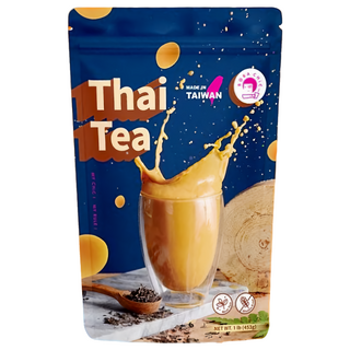 BOBA CHiC 徐可波 經典泰式奶茶, 香甜滑順, 濃郁奶香, 台灣鹿谷/松柏嶺茶葉, 泰國煉乳, 453g, 1包