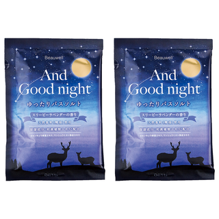 Beauwell AGN 舒眠香氛沐浴鹽 40g (舒眠薰衣草), 2包