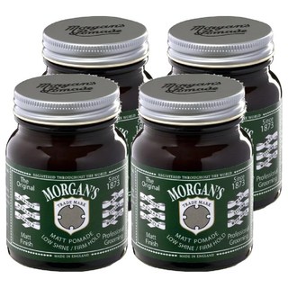 Morgans Pomade 摩根氏 綠標髮油, Matt Pomade, Low Shine/Firm Hold, 100g, 4件