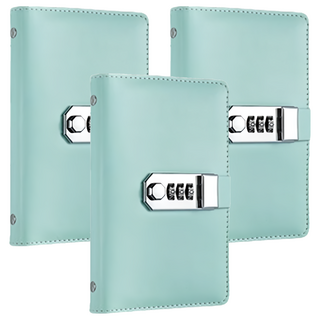 密碼鎖現金收納本, 顏色隨機, 3個