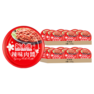 新東陽 辣味肉醬, 160g, 18罐
