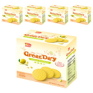 福義軒 檸檬薄片, 120g, 5盒