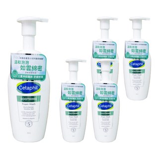 Cetaphil 舒特膚 舒新洗面泡泡, 溫和泡泡, 如雲綿密, 三重神經醯胺舒緩修復, 200ml, 5瓶