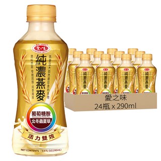 愛之味 純濃燕麥 葡萄糖胺活力雙效, 290ml, 24瓶