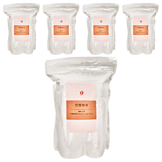 樂活E棧 巴西果香咖啡粉 半磅, 咖啡粉, 227g, 5包