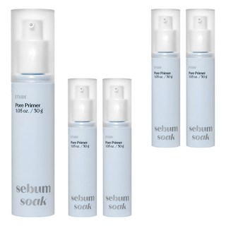 ETUDE 零孔慌妝前修飾凝露 30g, 5瓶, 透明色