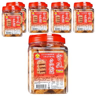 正福堂 宮廷杏仁桃酥 台灣古早味, 520g, 6罐