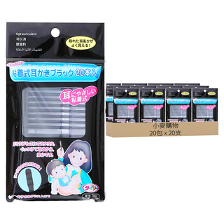 小麥購物 黏著式挖耳棒 W-5663, 20包, 20支