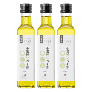 TOMOliving 友好生活 冷壓初榨小果種純苦茶油, 255ml, 3瓶