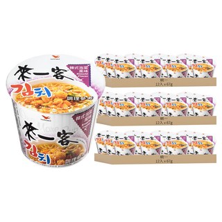 統一 來一客 杯麵 韓式泡菜風味 67g, 36入