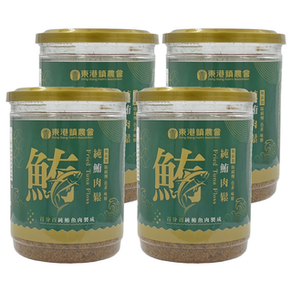 東港鎮農會 純鮪魚鬆 (無添加/台灣製造/即食/佐餐), 150g, 4罐