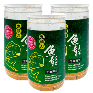 好漁日 鬼頭刀魚鬆 芝麻海苔, 300g, 3罐