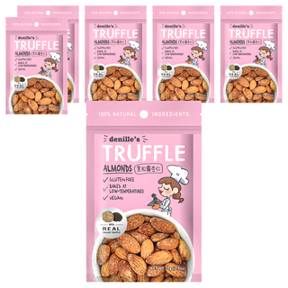 Denille's 黑松露杏仁果 低溫烘焙 無麩質 純素, 70g, 6包