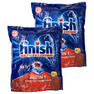 finish MUSE 洗碗機專用 紅球強效洗碗錠 94錠, 2包, 18g