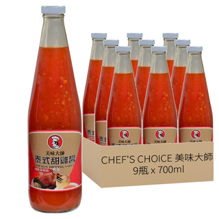 CHEF'S CHOICE 美味大師 泰式甜雞醬, 700ml, 9瓶