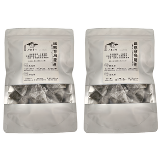 小農手作 鐵觀音烏龍茶三角立體茶包, 3g, 25包, 2袋, 50包
