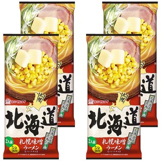 MARUTAI 丸太 北海道札幌味噌拉麵 2人份 216g, 4個