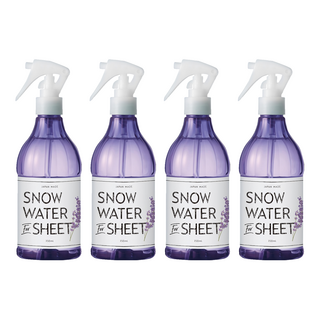 DAILY AROMA JAPAN snow water 寢具涼感消臭噴霧 薰衣草 350ml 消除異味, 4個