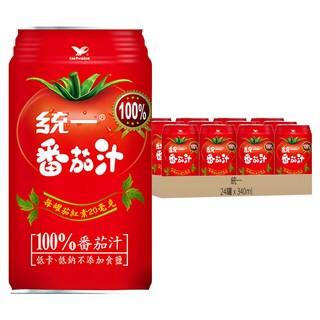 統一 蕃茄汁, 340ml, 24罐