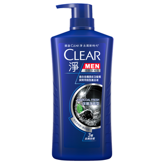 CLEAR 淨 深層淨碳型 男士去屑洗髮乳, 750g, 1瓶