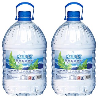 統一 水事紀 麥飯石礦泉水, 5L, 2桶