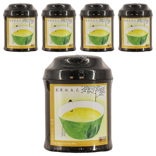 無藏茗茶 阿里山故事茶 高山烏龍 小茶罐, 半發酵, 特殊花香, 金黃茶湯, 甘甜濃郁, 冷泡熱飲都適合, 18g, 1罐, 5罐