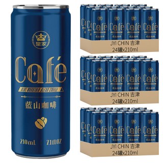 JYI CHIN 吉津 皇家藍山綜合咖啡, 210ml, 72罐