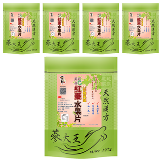 蔘大王 美妍多C四物風味紅棗水果片, 5包, 200g