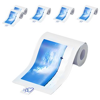 eSOONKids 顯色熱感紙 兒童相機紙捲 藍色, 6捲