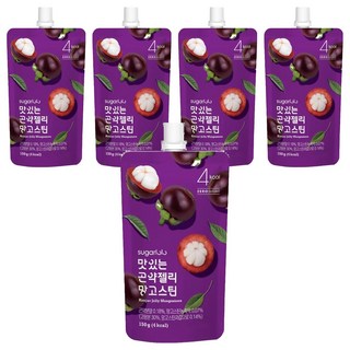 Sugarlolo 蒟蒻果凍飲 山竹風味 韓國原裝進口, 150g, 5包