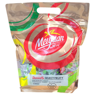 美元蜜餞 單粒提袋系列 綠茶梅, 方便攜帶, 不沾手, 旅遊良伴, 600g, 1袋