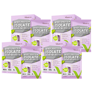 Vilson 米森 無加糖分離乳清蛋白飲 藍莓莓果 6包, 210g, 4盒