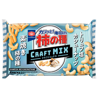 龜田製菓 松露鹽腰果味柿種米果 4個裝, 1個, 70g