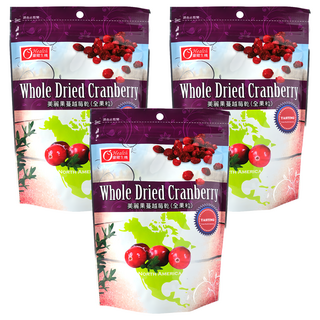 康健生機 美麗果蔓越莓乾 全果粒, 200g, 3包
