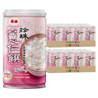 泰山 珍珠薏仁饌CAN, 330g, 24罐