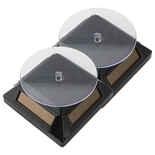 E.City 360度光動能商品旋轉展示架, 顏色隨機, 2個