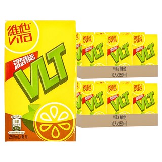ViTa 維他 檸檬茶飲品 Set 4 x 6包裝, 250ml, 12入