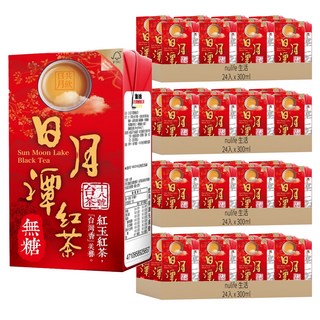 nulife 生活 日月潭無糖紅茶 特選台茶18號紅玉 100%台灣茶葉 300ml x 24入, 96入