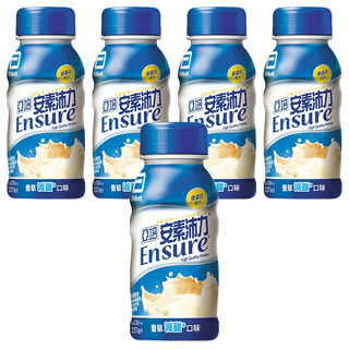 Abbott 亞培 Ensure 安素 沛力優蛋白配方 香草減甜口味, 237ml, 5瓶