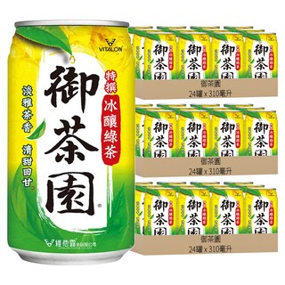 御茶園 特撰冰釀綠茶, 310ml, 72罐