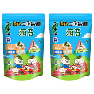 元本山 DIY三角飯糰海苔, 12張海苔+三角壽司器, 15.6g, 2包