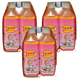 Hwei Yow 惠幼 Kinderlyte 益而壯 電解水 草莓口味 4瓶裝 Set, 360ml, 3組