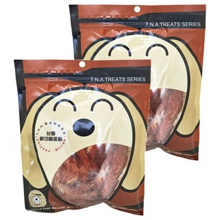 T.N.A. 悠遊鮮點系列 台灣鮮切雞里肌 寵物零食 台灣在地製造, 100g, 2包