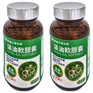 LiKang 立康生醫 藻油軟膠囊, 515mg, 60顆, 2罐