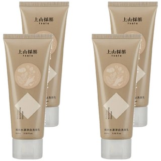 tsaio 上山採藥 純米水漾淨白洗顏乳 米糠萃取, 100g, 4條