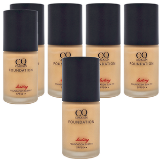 CINQUAIN 思珂 3D光感精華粉底 SPF50★★ lasting 持久 Foundation Slim Fit, 明亮色, 6瓶