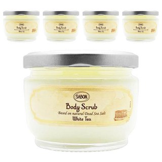 SABON 身體磨砂膏 白茶, 320g, 5件